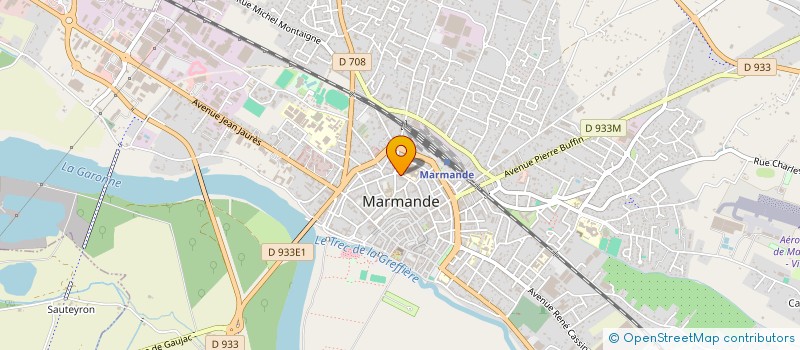 localisation de l'entreprise MONSIEUR ERIC TOFFOLI à MARMANDE
