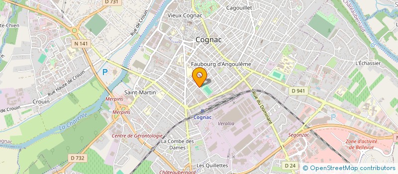 localisation de l'entreprise MONSIEUR ERIC TORDESILLAS à COGNAC
