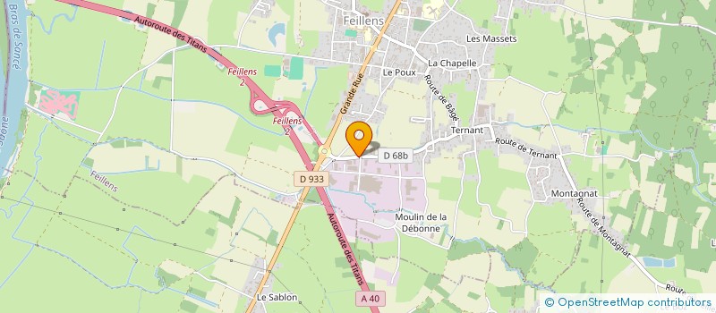 localisation de l'entreprise MONSIEUR ERIC TORNARE  FEILLENS