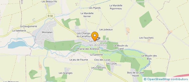 localisation de l'entreprise MONSIEUR ERIC TOURET  SAINT-HILAIRE-LES-ANDRESIS