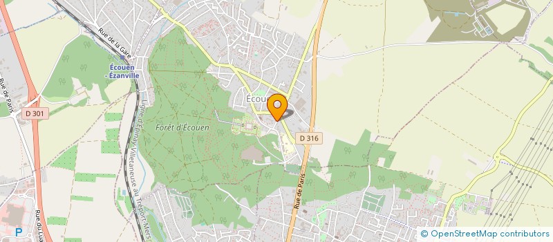 localisation de l'entreprise MONSIEUR ERIC TRAMAILLE  ECOUEN