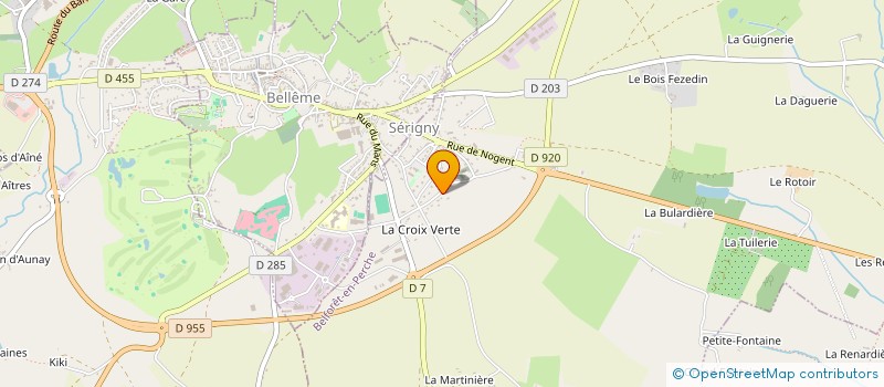 localisation de l'entreprise MONSIEUR ERIC TRANCHANT à BELLOU-LE-TRICHARD