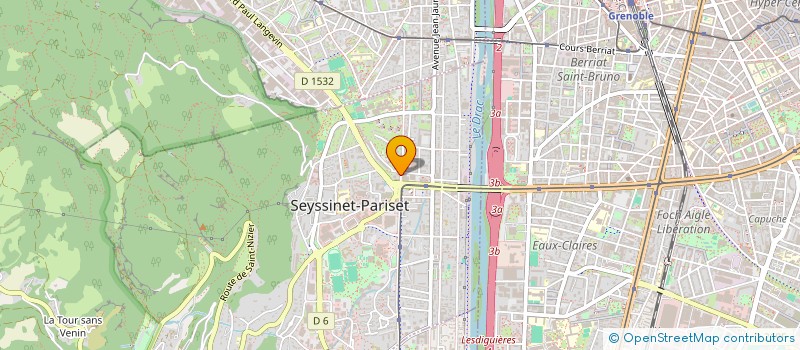 localisation de l'entreprise MONSIEUR ERIC TRAORE à SEYSSINET-PARISET