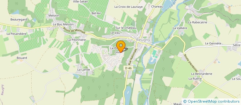 localisation de l'entreprise MONSIEUR ERIC TRIBOULET  REUGNY