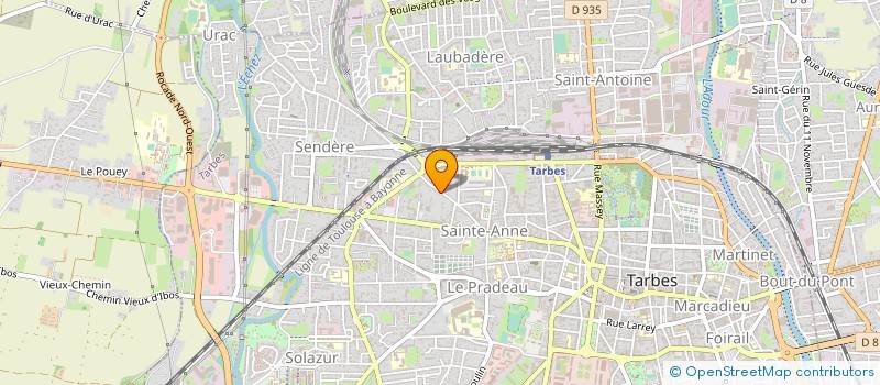 localisation de l'entreprise MONSIEUR ERIC TRILLAT  TARBES