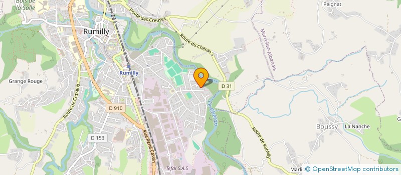 localisation de l'entreprise MONSIEUR ERIC TRIQUET  RUMILLY