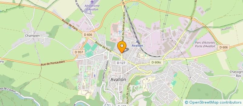 localisation de l'entreprise MONSIEUR ERIC TROCELLO à AVALLON