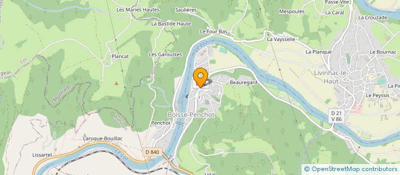 localisation de l'entreprise MONSIEUR ERIC TROUVE  BOISSE-PENCHOT