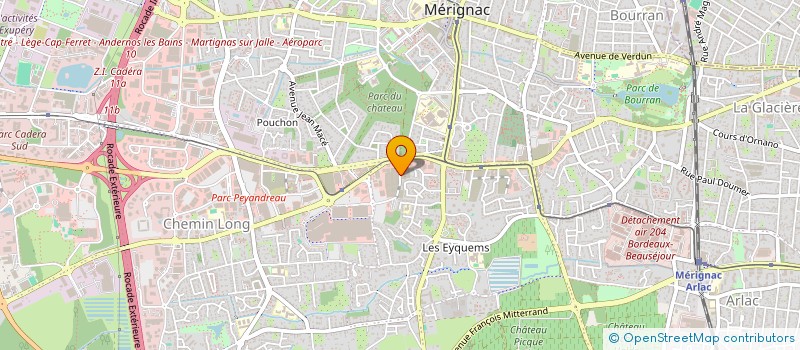 localisation de l'entreprise MONSIEUR ERIC TROYAS  MERIGNAC