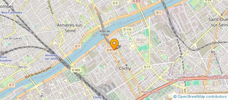 localisation de l'entreprise MONSIEUR ERIC TRUBLET à CLICHY