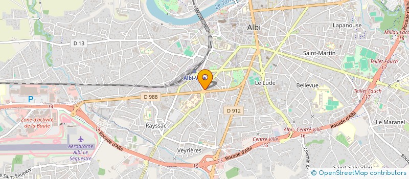 localisation de l'entreprise MONSIEUR ERIC TRUCHET  ALBI