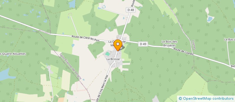 localisation de l'entreprise MONSIEUR ERIC TRUILLET  LA RICHE