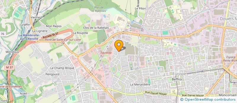 localisation de l'entreprise MONSIEUR ERIC TRULLIER à SAINT-CYR-SUR-LOIRE