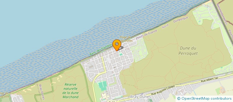 localisation de l'entreprise MONSIEUR ERIC TRUQUET  BRAY-DUNES