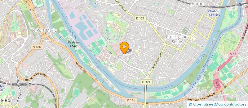 localisation de l'entreprise MONSIEUR ERIC TSASSIS  CROISSY-SUR-SEINE