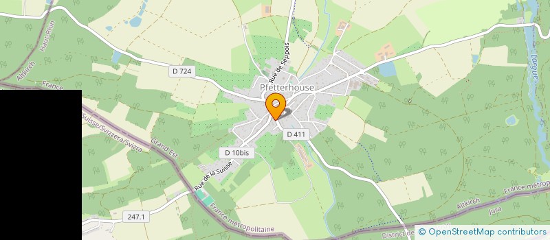 localisation de l'entreprise MONSIEUR ERIC TSCHAN  PFETTERHOUSE