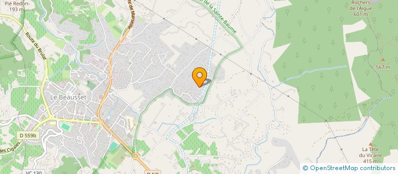 localisation de l'entreprise MONSIEUR ERIC TURIN  LE BEAUSSET