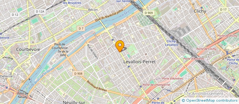 localisation de l'entreprise MONSIEUR ERIC TURLOT à LEVALLOIS-PERRET