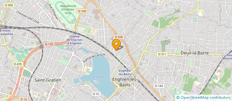 localisation de l'entreprise MONSIEUR ERIC TURPIN  ENGHIEN-LES-BAINS