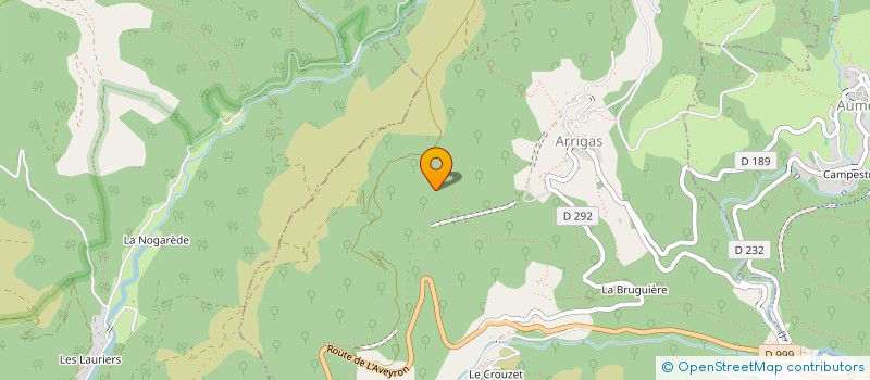 localisation de l'entreprise MONSIEUR ERIC TURRILLOT  ARRIGAS