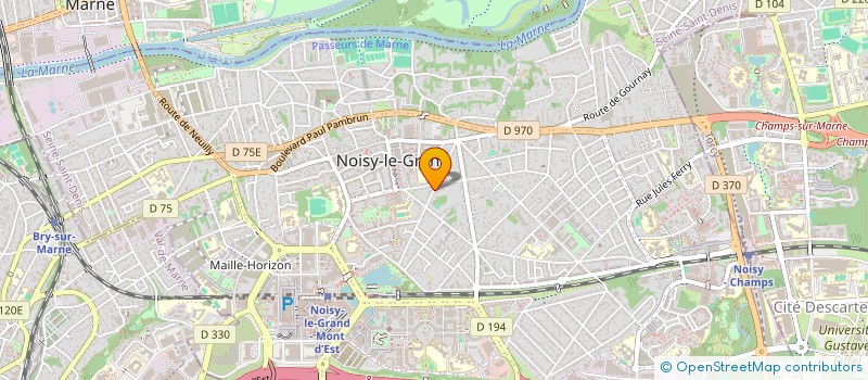 localisation de l'entreprise MONSIEUR ERIC UZAN  NOISY-LE-GRAND