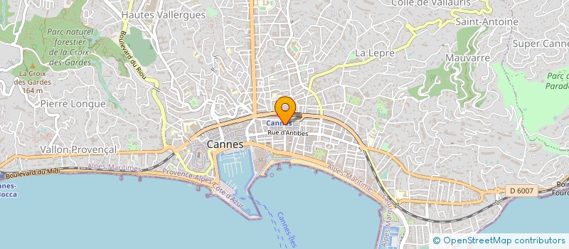 localisation de l'entreprise MONSIEUR ERIC VAAST à CANNES