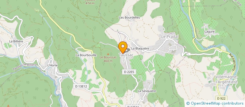 localisation de l'entreprise MONSIEUR ERIC VACHER à TAUSSAC-LA-BILLIERE