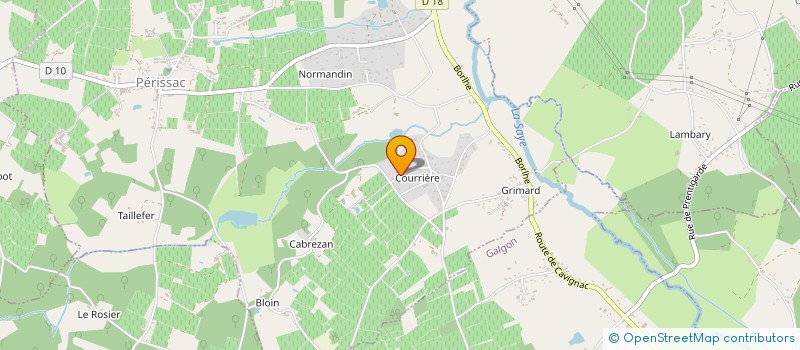 localisation de l'entreprise MONSIEUR ERIC VACHER  PERISSAC