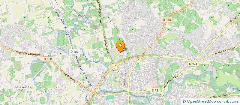 localisation de l'entreprise MONSIEUR ERIC VAILLANT  CARPENTRAS