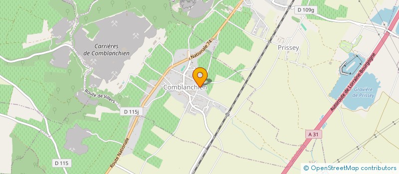 localisation de l'entreprise MONSIEUR ERIC VAIRET  COMBLANCHIEN