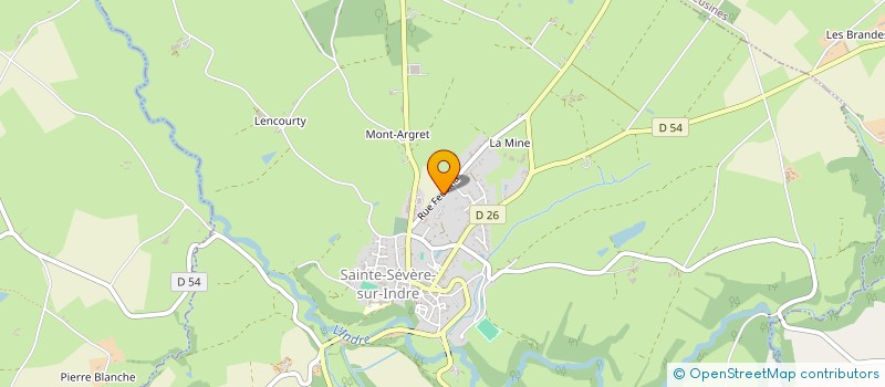 localisation de l'entreprise MONSIEUR ERIC VALENTIN à SAINTE-SEVERE-SUR-INDRE