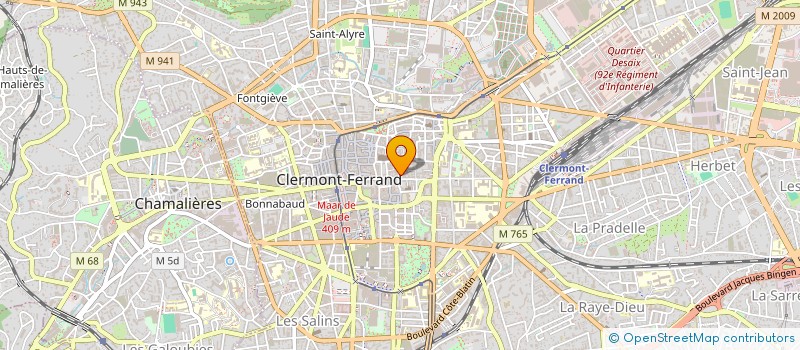 localisation de l'entreprise MONSIEUR ERIC VALETTE à CLERMONT-FERRAND