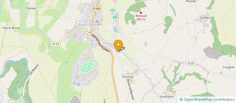 localisation de l'entreprise MONSIEUR ERIC VALEX  SAINT-PAULIEN