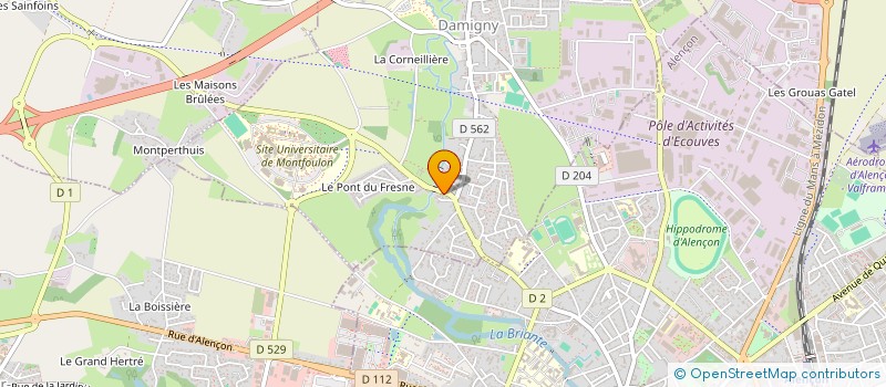 localisation de l'entreprise MONSIEUR ERIC VALLEE à DAMIGNY