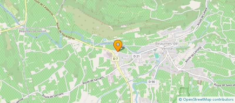 localisation de l'entreprise MONSIEUR ERIC VALLET  BEAUMES-DE-VENISE