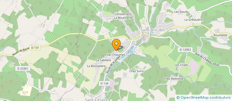 localisation de l'entreprise MONSIEUR ERIC VALLET à SAINT-CESAIRE