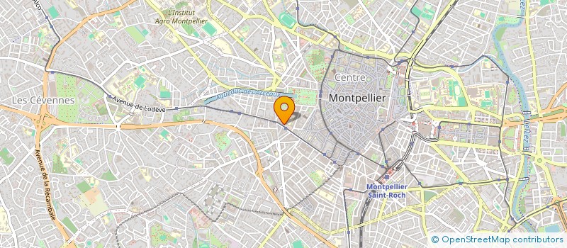 localisation de l'entreprise MONSIEUR ERIC VALLIER  MONTPELLIER