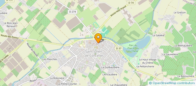 localisation de l'entreprise MONSIEUR ERIC VALLON à SAINT-JULIEN-DE-CONCELLES