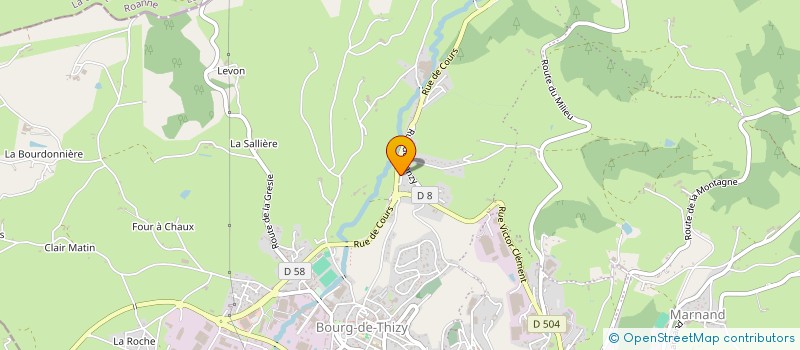 localisation de l'entreprise MONSIEUR ERIC VALORGE  THIZY-LES-BOURGS