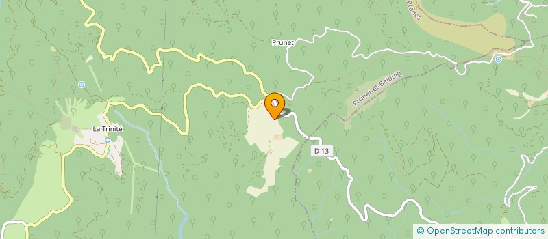 localisation de l'entreprise MONSIEUR ERIC VAN BOXEL  PRUNET-ET-BELPUIG