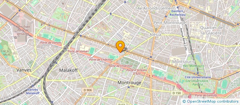 localisation de l'entreprise MONSIEUR ERIC VAN DE MEIRSSCHE  PARIS