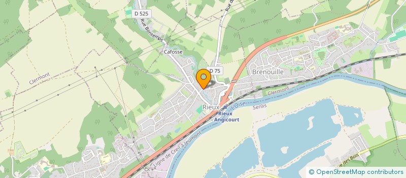 localisation de l'entreprise MONSIEUR ERIC VAN DE VALLE  RIEUX