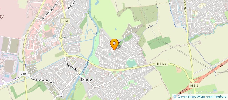 localisation de l'entreprise MONSIEUR ERIC VAN DEN ABBEELE  MARLY