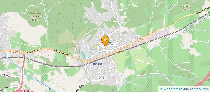 localisation de l'entreprise MONSIEUR ERIC VAN DER CAMP  PIGNANS