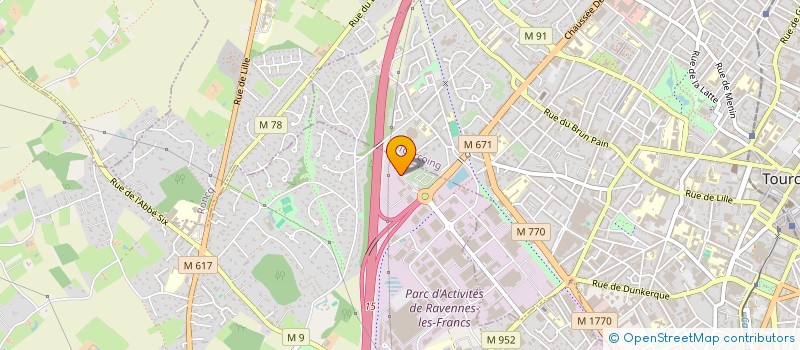 localisation de l'entreprise MONSIEUR ERIC VAN GANSBEKE  BONDUES