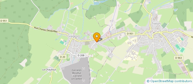 localisation de l'entreprise MONSIEUR ERIC VAN LABEKE  TRELON