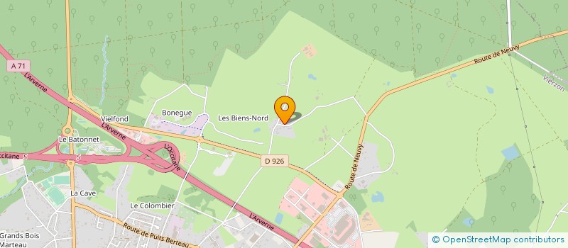 localisation de l'entreprise MONSIEUR ERIC VAN MOORLEGHEM  VIERZON