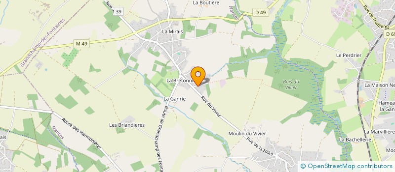 localisation de l'entreprise MONSIEUR ERIC VANDERHAEGEN à LA CHAPELLE-SUR-ERDRE