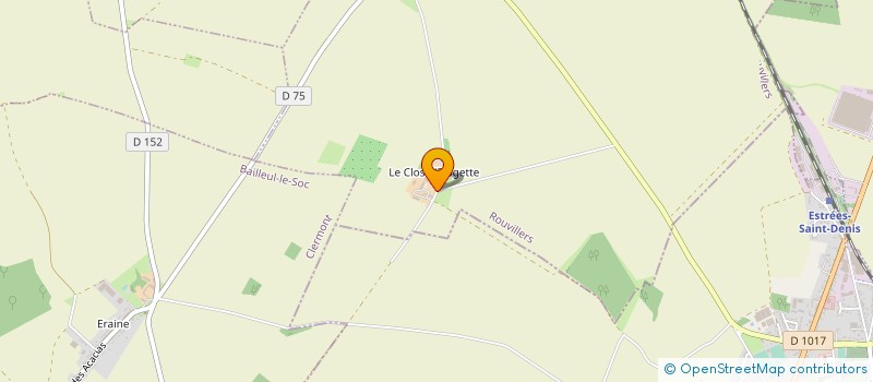 localisation de l'entreprise MONSIEUR ERIC VANHERPE  CLERMONT