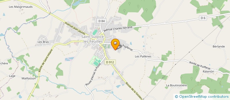 localisation de l'entreprise MONSIEUR ERIC VARENNE  SAINT-SULPICE-LES-FEUILLES